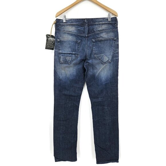New Stitch's Black Label Dakota Denim Jeans Mens 32 x 34 Blue Pants Button Fly - Picture 4 of 8
